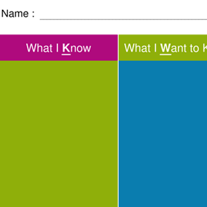 KWL schema sjabloon (A4)