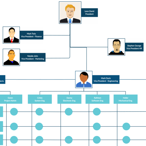 Struttura a matrice Schema organizzativo